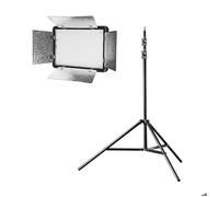 walimex pro LED Versalight 500 Daylight Set - composé d'une lampe de surface et d'un pied de lampe jusqu'à 260 cm