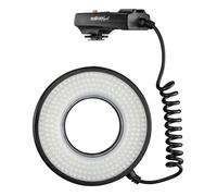 Walimex pro Macro LED Ringlight DSR 232, éclairage annulaire 14 W avec 232 LED, éclairage vidéo à intensité Variable en continu