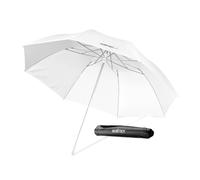 Walimex pro Mini Parapluie Diffuseur Studio, Diamètre 91 cm, Pliable à 40 cm avec Sac, Modeleur de lumière pour éclairage doux, Modeleur diffuseur pour Studio