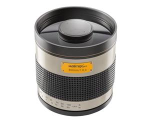 Walimex Pro Objectif Miroir DSLR 800mm 1:8,0 pour Monture Compatible avec Nikon Z - Objectif Manuel, pour capteur Plein Format, diamètre de Filtre avec Capuchon et Pochette