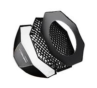 Walimex Pro Octagone Softbox Plus Boîte à lumière pour Aurora/Bowens Diamètre 60 cm Orange Line