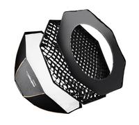 Walimex Pro Octagone Softbox Plus Boîte à lumière pour Walimex Pro/K Diamètre 120 cm Orange Line