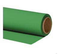 Walimex pro Papier Fond Studio - 1,35 x 10 m Vert - Fond Photo Papier - 160 g/m² - Toile de fond Sans reflets - Haute résistance - A
