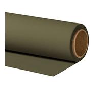 Walimex pro Papier Fond Studio - 2,72 x 10 m Olive - Fond Photo Papier - 160 g/m² - Toile de Fond sans Reflets - Rouleau Haute résistance - Accessoires Photographie Shooting Youtube Créateur contenus