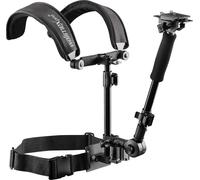 Walimex pro Rig Épaule Vidéo - Ergonomique, Réglable & Confort - pour Longues Sessions Photo & Tournage - avec Plateau rapide et Bague de zoom