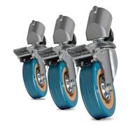 Walimex pro Rouleaux de trépied Pro 7525 3er-Set 75mm