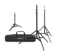 Walimex pro Set 3 Trépied Lampe Sac Hauteur 108-256 cm Trépied Studio Outdoor