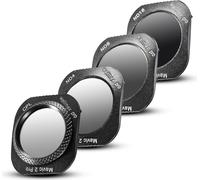 Walimex pro Set de filtres pour DJI Mavic 2 Pro – CPL, ND 4, ND 8, ND 16 pour paysages, verre optique, cadre en aluminium étanche, noir, 22564