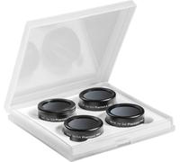 Walimex pro Set de filtres pour drone DJI Phantom 4 Pro (CPL, ND 4, ND 8, ND 16, avec étui de protection) noir
