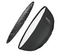 Walimex pro SL Beauty Dish QA105 Boîte à lumière avec Grille et diffuseurs, diamètre : 105 cm, Compatible avec Profoto, réflecteur pour Photographie