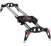 Walimex pro Slider vidéo en carbone 50 cm - 500 x 170 x 105 mm / capacité de charge 27,5 kg - Mouvements fluides, avec Sac de transport et Niveau à bulle - Couleur noire