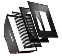 Walimex Pro Softbox Plus Boîte à lumière pour Aurora/Bowens 75 x 150 cm Orange Line