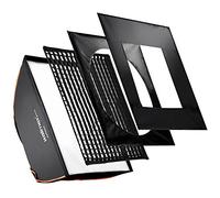 Walimex Pro Softbox Plus Boîte à lumière pour Aurora/Bowens 80 x 120 cm Orange Line