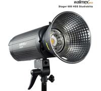 Walimex Pro Stager 600 HSS – Flash studio avec HSS, 600 Ws, récepteur 2,4 GHz, lumière LED, pour professionnels