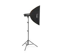 Walimex Pro Stager 600 HSS Set Single - Flash de Studio Puissant avec récepteur 2,4 GHz, Mode HSS, 600 W, Temps de Combustion Court, lumière de réglage LED, pour photographes Professionnels