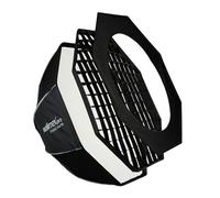 Walimex pro Studio Softbox Octagon 90 cm pivotant à 360° montage simple avec grille masque adaptateur Bowens et sac de transpor