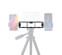 walimex pro Support Multifonctionnel Cadre Streaming - 203 x 480 x 25 mm/capacité Charge 3 kg - 2 connecteurs pour Sabot Flash, 6 filetages et 3 vis - pour Appareil Photo, Microphone, LED et flashs