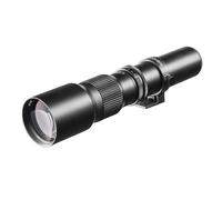 Walimex pro Téléobjectif 500/8,0 Objectif à lentilles DSLR Pour Canon R Plein format et APS-C Téléobjectif avec diaphragme intégré Mise au point manuelle Accessoires Photographie