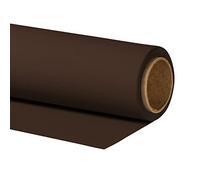 Walimex pro Papier Fond Studio - 2,72 x 10 m Marron - Fond Photo Papier - 160 g/m² - Toile de fond Sans reflets - Rouleau haute résistance - Accessoires Photographie Shooting YouTube Créateur contenus