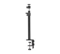Walimex pro Trépied de Lampe 35-65cm Support de Lampe de Table avec Vis 1/4 po pour Éclairage Vidéo LED et Anneau Lumineux, Réglable, Alliage d'Aluminium pour Éclairage en Direct