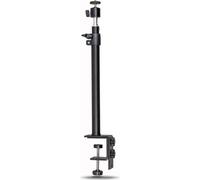 Walimex pro Trépied de Table réglable Hauteur 35-65 cm Support bureau avec Rotule Rotation à 360° Inclinaison à 90° Support Clips Fixation Éclairage Vidéo Streaming Home Studio Bras pivotant Lampe