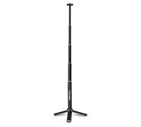 Walimex pro Trépied et Bras télescopique S-XL Support Appareil Photo Smartphone 2en1 Alu Raccord ¼ Hauteur réglable 5 Niveaux 20,5-62,5cm Charge 1kg Voyage Usage Professionnel