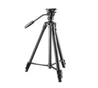 Walimex Pro Advanced 173 SH Trépied vidéo léger et Stable avec tête Fluide, Hauteur 173 cm, Sac de Transport et Support pour Smartphone, idéal pour Filmer avec Appareil Photo Reflex numérique et