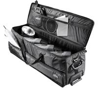 Walimex pro Valise sur roulettes Photo XL Noir 1027 x 379 x 324 mm Trolley Studio Poignée télescopique Sangle d’épaule rembourrée Intérieur modulable Roues caoutchouc dur – Transport Appareil photo