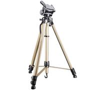 Walimex pro WT-3570 Trépied Basic 168 cm Bronze, Trépied Vidéao avec Niveau à Bulle et Rotule 3D, Trépied Voyage avec Housse, Trépied pour DSLR, DSLM, Appareils Photo Numériques et Caméras d’Action