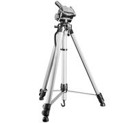 Walimex pro WT-3570 Trépied Basic 168 cm Couleur argentée, Trépied Vidéo avec Niveau à Bulle et Rotule 3D, Trépied Voyage avec Housse, Trépied DSLR, DSLM, Appareil Photo Numériques et Caméras d’Action