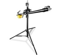 Walimex pro WT-501 Trépied girafe, support lumineux avec bras 215 cm, contrepoids 4,4 kg, filetage 1/4'' pour softbox, lumière studio, réflecteur, flash