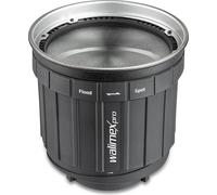 Walimex pro Zoomspot 2X pour monture Bowens – Spot réglable de 12° à 40°, pour LEDs jusqu'à 350W, résistant à la chaleur jusqu'à 100°C