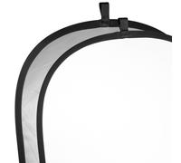 Walimex Réflecteur pliant argent/blanc, 91x122cm