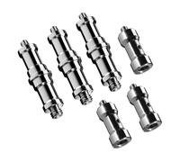 Walimex Set 3x Vis Adaptateur fileté 3/8" vers 1/4" & 3x Adaptateur fileté 3/8" vers 1/4" – Vis pour Trépied - Raccord filet- Accessoires Caméra Monopod & Pied luminaire – Studio Photo Caméra