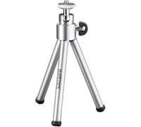 Walimex WT-070 Mini Trépied Caméra Appareil photo 0,8kg 26cm Tête sphérique 360° Alu 1/4" Trépied de table Pieds caoutchouc Pour photo vidéo Support pour Action Cams et compatible avec GoPro