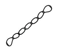 Walk at Home Bandes de résistance réglables à 7 anneaux pour l'entraînement à la maison, la marche, l'exercice, le programme de fitness, bandes élastiques pour la récupération, noir