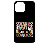Walk Before Me and Be Blameless Spiritual Discipline - Coque pour iPhone 13 Pro Max