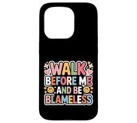 Walk Before Me and Be Blameless Spiritual Discipline - Coque pour iPhone 15 Pro