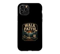 Walk by Faith Christian Hiking 2 Corinthiens 5 7 Coque pour iPhone 11 Pro