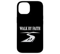 Walk by Faith Inspiration des croyances religieuses Coque pour iPhone 14