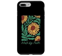 Walk by Faith Jesus Christ Bible Citation Coque pour iPhone 7 Plus/8 Plus