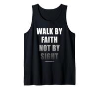 Walk by Faith Not by Sight 2 Corinthians 5:7 Christian Text Débardeur