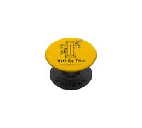 Walk by Faith Not by Sight | Verse biblique 2 Corinthiens 5:7 PopSockets PopGrip Adhésif