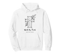 Walk by Faith Not by Sight | Verse biblique 2 Corinthiens 5:7 Sweat à Capuche