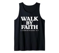 Walk By Faith Verse biblique 2 Corinthiens 5:7 Christian Débardeur