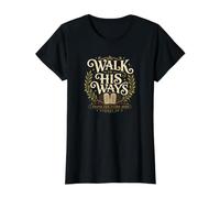 Walk in His Ways Exodus 20 Dix Commandements Faith Guide T-Shirt Graphique avec Valeur