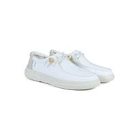 WALK IN PITAS | Kila | Mocassins pour Femmes | Chaussures Bateau pour Dames | Slipon Loafers | Baskets d'été | Sneakers | Pantoufles d’été | Chaussures de Walkinpitas | Blanc 37