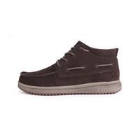 WALK IN PITAS | TIMOR SUEDE | Bottes décontractées pour hommes | Bottines fendues | Bottines basses urbaines | Chaussures homme | Baskets d'hiver décontractées | Walk in Pitas homme | Marron 43