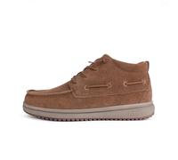 WALK IN PITAS | TIMOR SUEDE | Bottes décontractées pour hommes | Bottines fendues | Bottines basses urbaines | Chaussures homme | Baskets d'hiver décontractées | Walk in Pitas homme | Camel 43