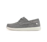 WALK IN PITAS | WP150 Boat Washed | Mocassins pour Hommes | Chaussures Bateau | Slipon Loafers | Baskets d'été | Sneakers | Pantoufles d’été | Chaussures de PITAS | Gris 44